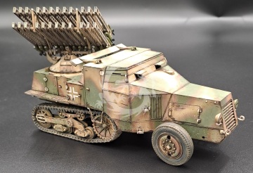 Panzerjager-Fahrzeuge mit 7,5 cm PaK 40 S 307(f) VERSION B - Km Model KM-35004VB skala 1/35 