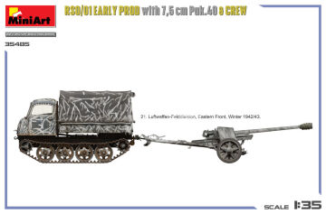 RSO/01 Early Prod. with 7,5 cm Pak.40 & Crew - MiniArt 35485 skala 1/35