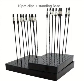 Stojak do Malowania Modeli z Podstawą i 10 Metalowymi Zaciskami