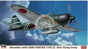 Mitsubishi A6M3 Zero Fighter Type 22 `201st Flying Group´ Limited Edition - Hasegawa 09919 skala 1/48