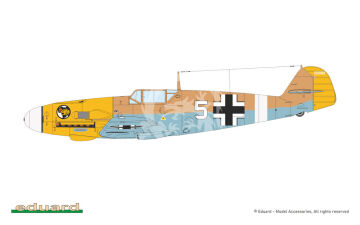 Bf 109F-4 - Eduard 7478 skala 1/72