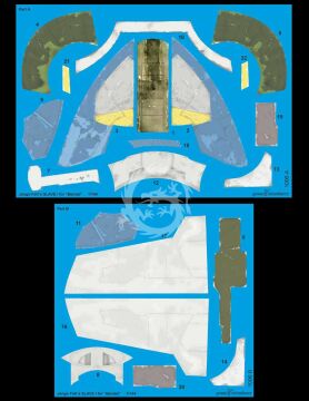 Decal for Jango Fett´s SLAVE Ifrom Bandai 1/144 - Green Strawberry 1006