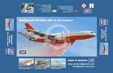 McDonnell Douglas DC-10 Air Tanker AMP 144-005 skala 1/144