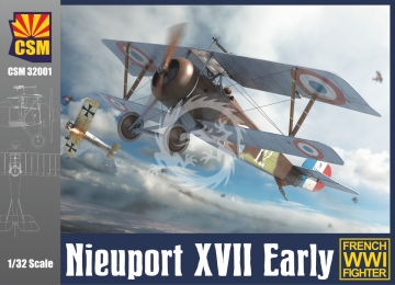 Model plastikowy Nieuport XVII Early Copper State Models CSM 32001 skala 1/32