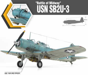 Model plastikowy USN SB2U-3 