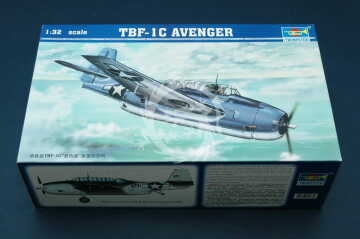 Grumman TBF-1C Avenger Trumpeter 02233 skala 1/32