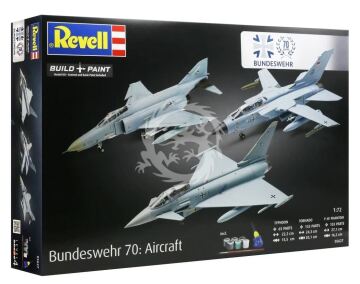 3w1  (Eurofighter, F4F Phantom, Tornado IDS) + farby klej i pędzel  -  Revell 05627 skala 1/72