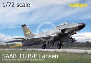 PRZEDSPRZEDAZ - SAAB J32B/E Lansen - Tarangus TA7202 skala 1/72