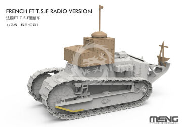  French FT T.S.F Radio Version (incl. resin parts) - MENG-Model SS-021 skala 1/35