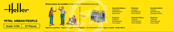 1970s Urban People - Heller 58757 skala 1/24