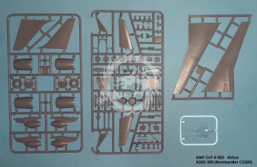 NA ZAMÓWIENIE - Airbus A220-300 (Bombardier CS300) - AMP OvT 4-003 skala 1/144	