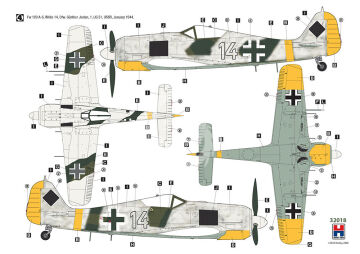  Focke-Wulf Fw 190 A-6 Eastern Front - Hobby 2000 H2K32018 skala 1/32