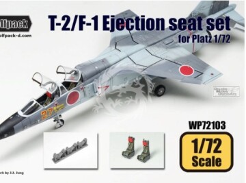 T-2/F-1 Ejection Seats for Mitsubishi  (PLZ kit) - Wolfpack WPD72103 skala 1/72 