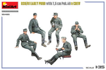 RSO/01 Early Prod. with 7,5 cm Pak.40 & Crew - MiniArt 35485 skala 1/35