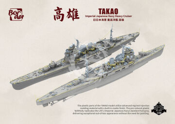  Heavy cruiser Takao - Border Model  BS-005 skala 1/350