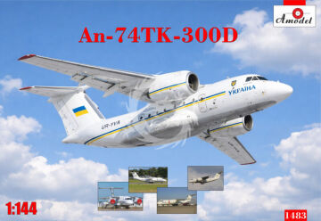 PRZEDSPRZEDAZ -  Antonov An-74TK-300D cargo aircraft  - Amodel AMO1483 skala 1/144