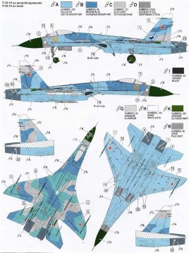 Su-27 flanker T-10-10/11 prototype Modelsvit 72049 skala 1/72