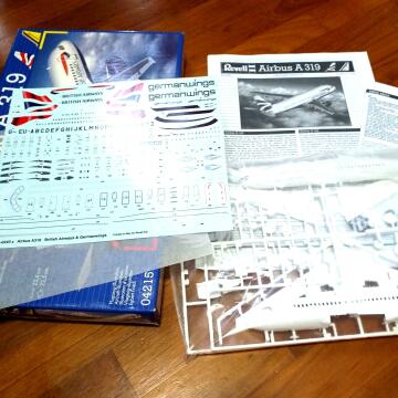 Airbus A319 Revell 04215 skala 1/144