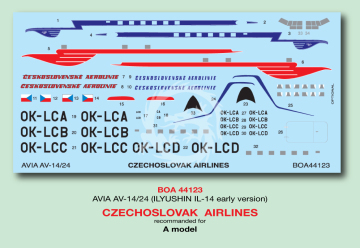 Avia Av-14/24 - IL-14P - IŁ - 14P Short version - Czechoslovak Airlines