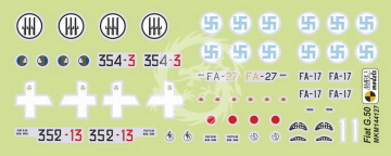 Model plastikowy Fiat G.50 ‘Initial Series’ Mark I MKM144127 1/144