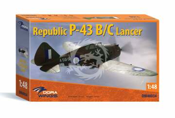 Republic P-43 B/C Lancer (recon) Dora Wings 48034 skala 1/48