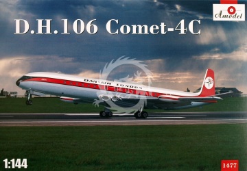 Model plastikowy D.H.106 Comet-4C Amodel 1477 skala 1/144
