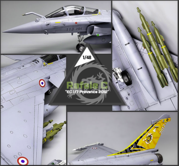 Dassault Rafale C `EC 1/7 Provence 2012' Academy 12346 1/48