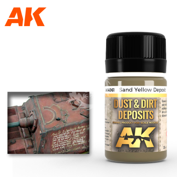 Efekt złóż piaskowych - SAND YELLOW DEPOSIT AK-4061 AK4061 poj.35 ml