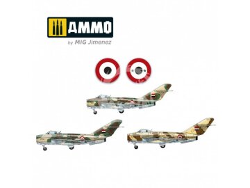 Premium - Mig-17F Egipt Syria Ammo by Mig Jimenez A.MIG-8515 skala 1/48