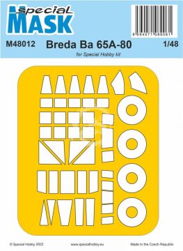 Maska do Breda Ba 65 MASK Special Hobby M48012 skala 1/48