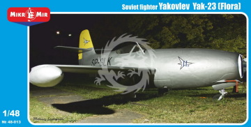 NA ZAMÓWIENIE - Yakovlev Yak-23 (Flora) Soviet Fighter  Mikromir MM48-013 skala 1/48