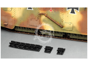German A7V Tank (Krupp) Meng Model TS-017 skala 1/35