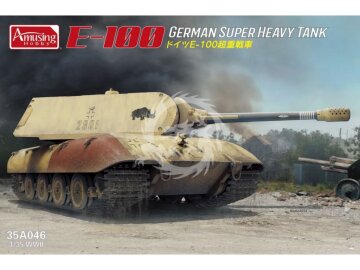 Superheavy Tank E-100 mit Maus-Turm AMUSING HOBB AH35A046 skala 1/35