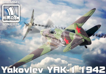 PRZEDSPRZEDAŻ - Yakovlev Yak-1 1942 Brengun BRP72021 skala 1/72