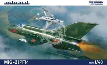 PRZEDSPRZEDAZ - MiG-21PFM EDUARD-WEEKEND -  Eduard 84202 skala 1/48
