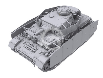 Pz.Kpfw. IV Ausf. F1 Vorpanzer & Schürzen (3 in 1) -  Border Model BT-003 skala 1/35