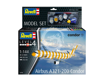 Airbus A321 Condor  + farby i klej - Revell 63788 skala 1/144 