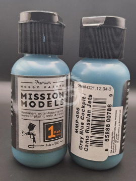 Grey Blue Cockpit / Camo Modern Russian Jets - Mission Models MMP-096 