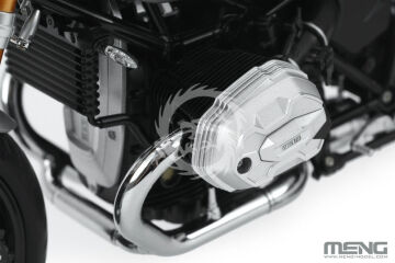  BMW R nineT Option 719 Aluminium (Pre-colored Edition) - MENG-Model MT-003v skala 1/9