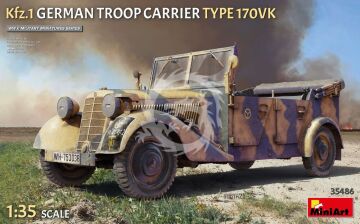 PRZEDSPRZEDAZ - Kfz.1 German Troop Carrier Type 170VK - MiniArt 35486 skala 1/35