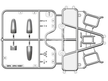P-51D Mustang™ Very Long Range - Arma Hobby 70073 skala 1/72