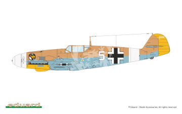 Bf 109F-4 - Eduard 7478 skala 1/72
