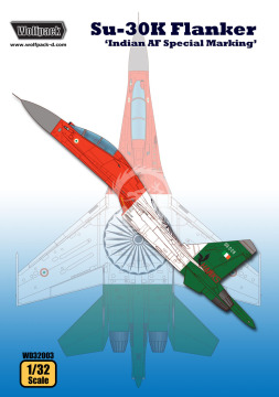 Zestaw kalkomanii dla Su-30K Flanker 'Indian AF Special Marking', Wolfpack WD32003 skala 1/32