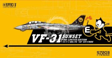 F-14D VF-31 SUNSET Limited Edition Great Wall Hobby GWH S7203 skala 1/72