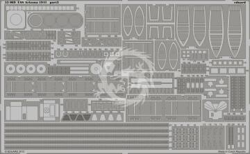Model plastikowy USS Arizona Limited edition Eduard LN01 1/350