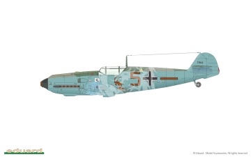 Model plastikowy Bf 109E-3 Weekend Edition Eduard 84157 skala 1/48