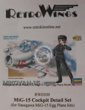 RWE030 MiG-15 Cockpit Detail Set RetrokiT