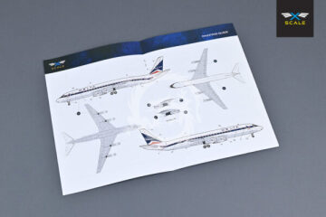 Airliner DC-8-33 Delta Air Lines Long Range Narrow body passenger airliner - X-scale  X144001 skala 1/144