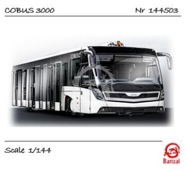 Autobus lotniskowy Cobus 3000 - Banzai 144503 skala 1/144