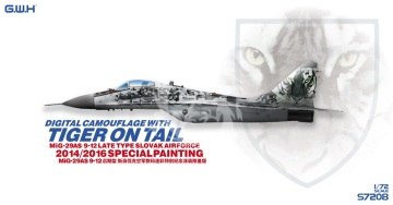 MiG-29AS 9-12 Late Type Slovak Airforce Great Wall Hobby S7208 skala 1/72
